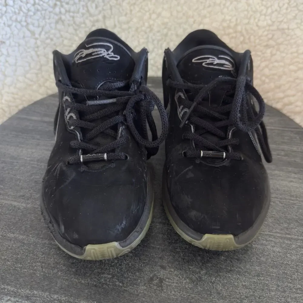 Nike Kids LeBron 21 Low Top‎ Lace-Up Sneaker Black Iron Grey Shoes Size 4Y